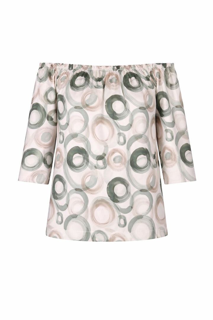 Carmen Shirt 3/4 Arm Damen Splash of Color