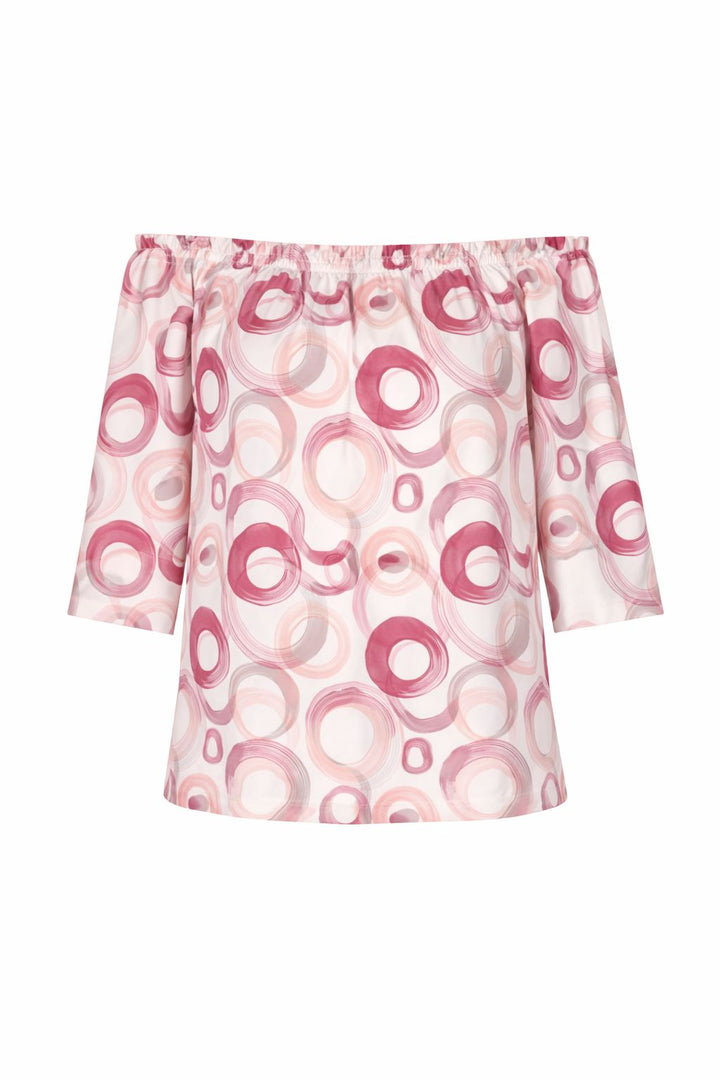 Carmen Shirt 3/4 Arm Damen Splash of Color