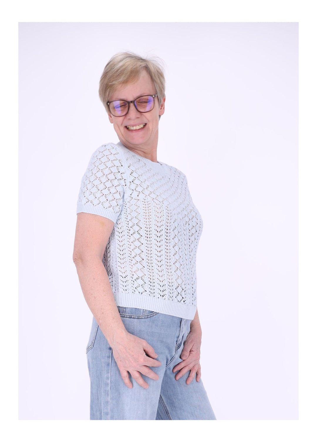 ONLSAGA LIFE SS O-NECK KNT NOOS