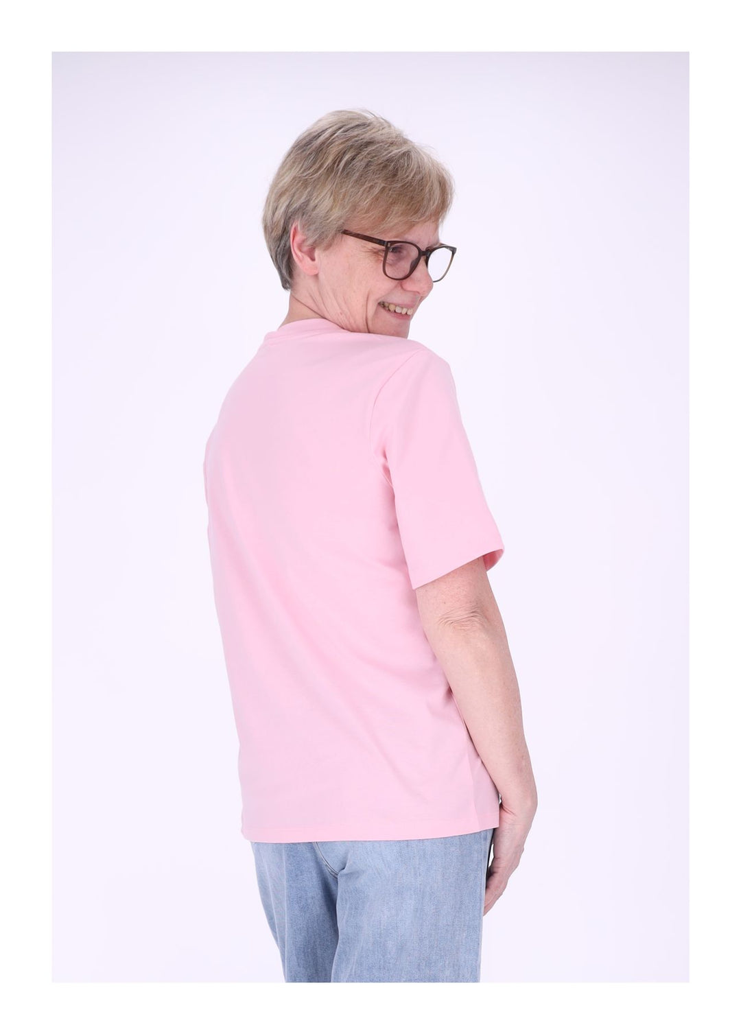 ONLY Damen T-Shirt Popcorn Print Baumwolle