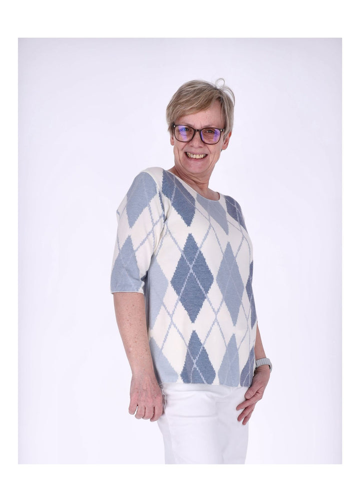 Splash of Color Damen T-Shirt Raute