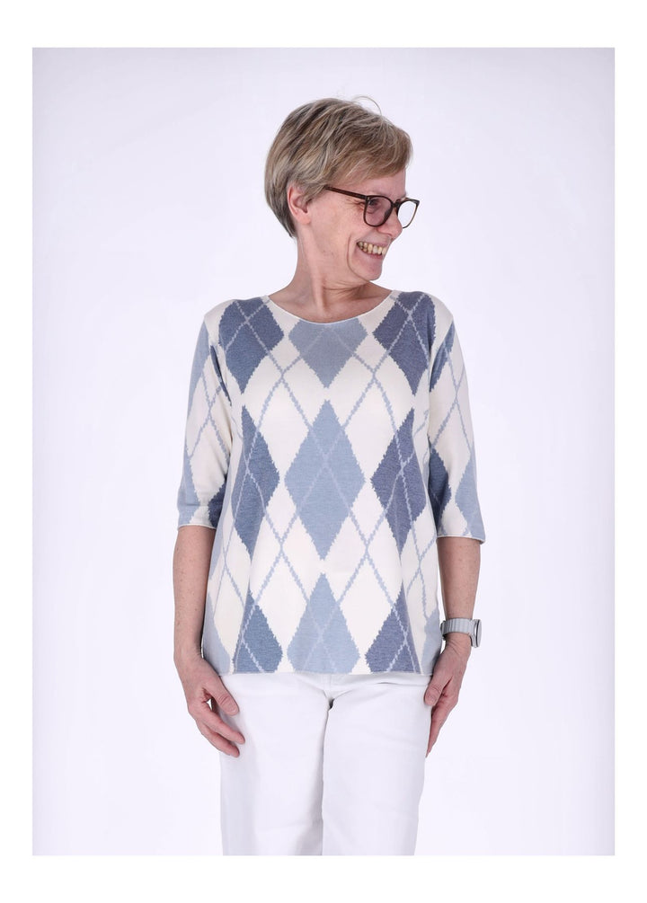 Splash of Color Damen T-Shirt Raute