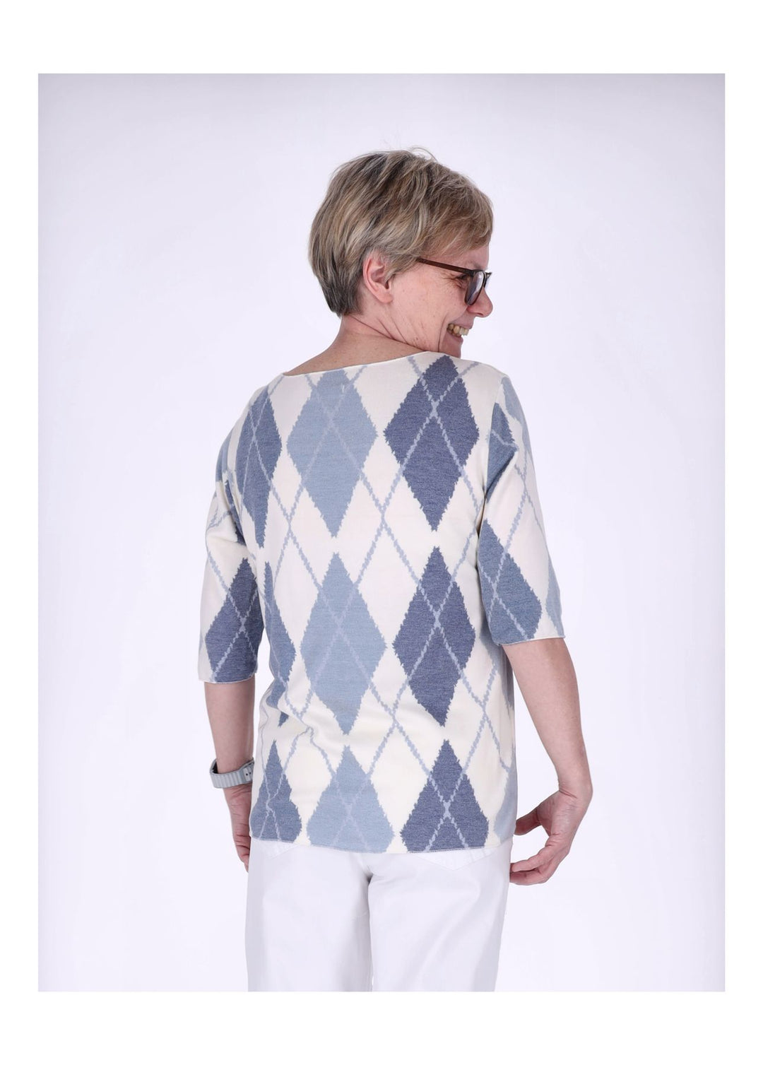 Splash of Color Damen T-Shirt Raute