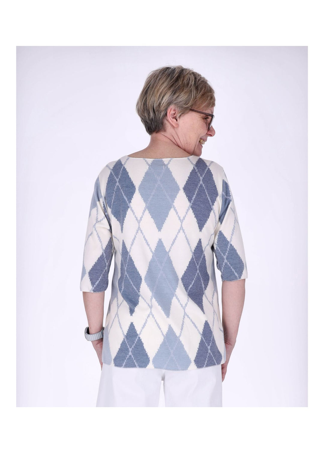 Splash of Color Damen T-Shirt Raute