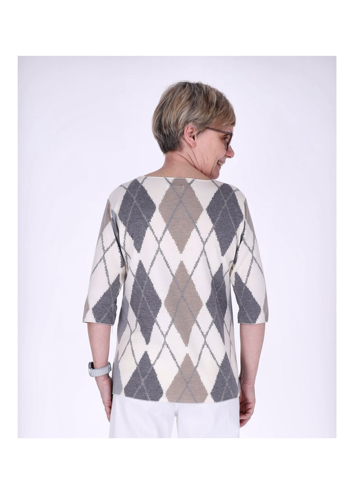 Splash of Color Damen T-Shirt Raute