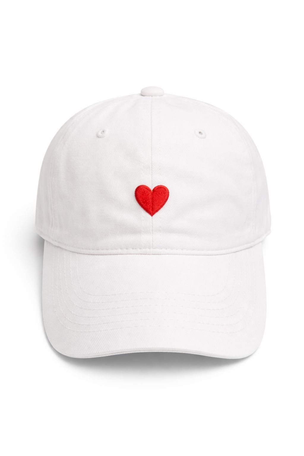 Basecap Damen Herz weiß
