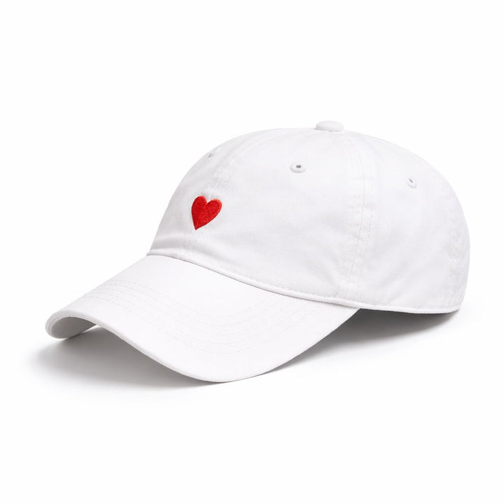 Basecap Damen Herz weiß