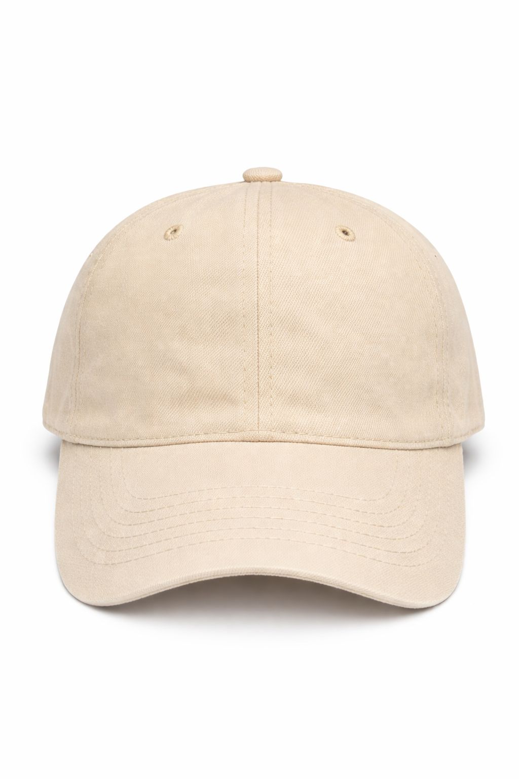Basecap unisex beige