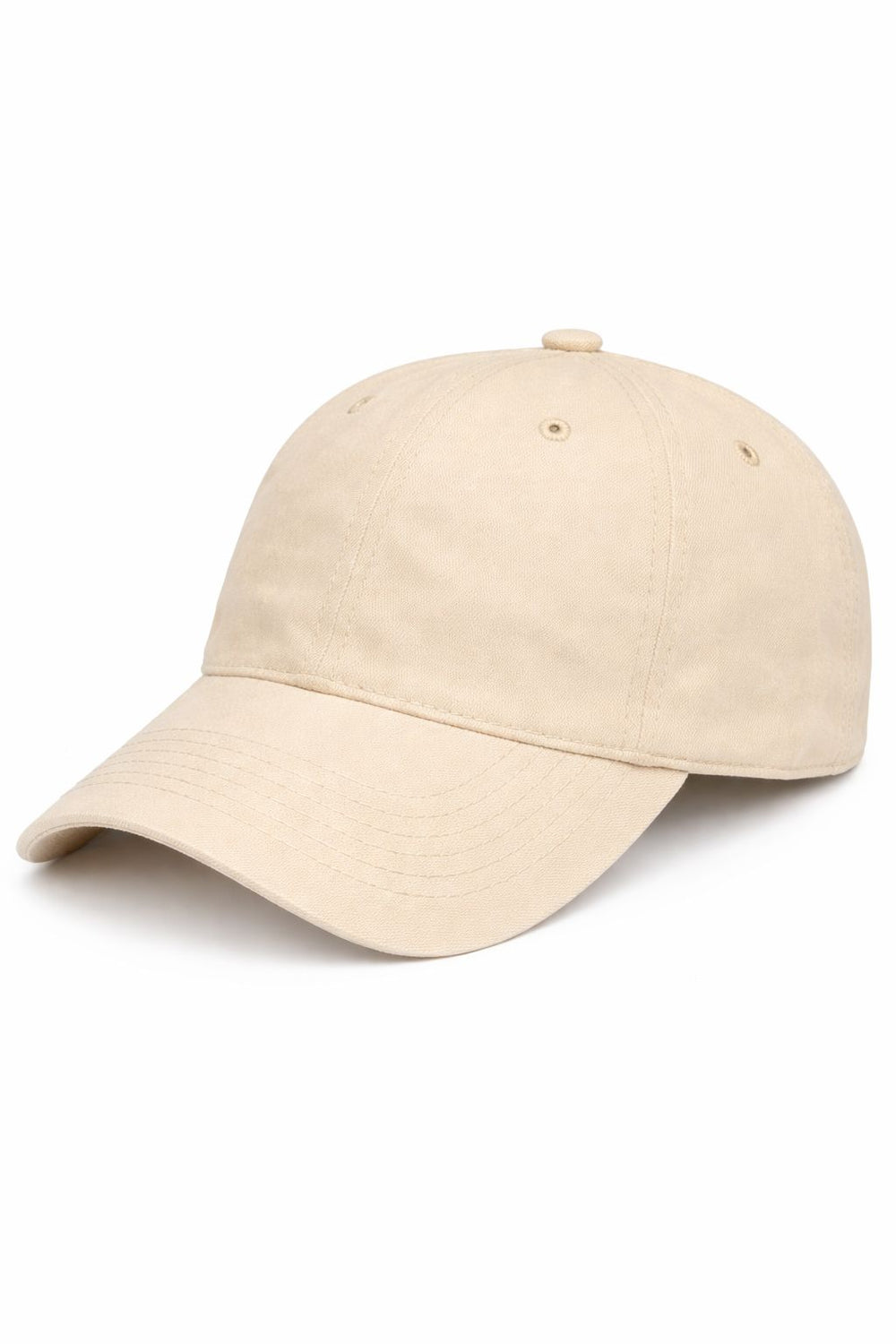 Basecap unisex beige