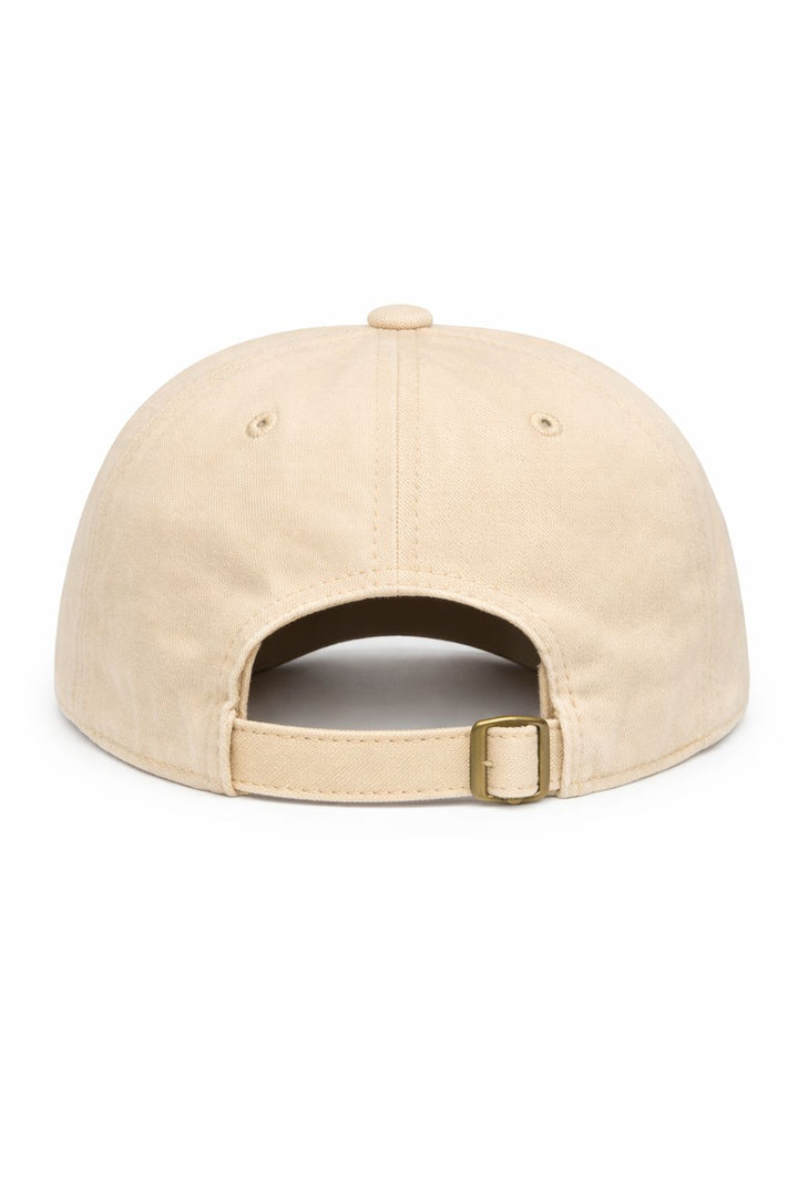 Basecap unisex beige