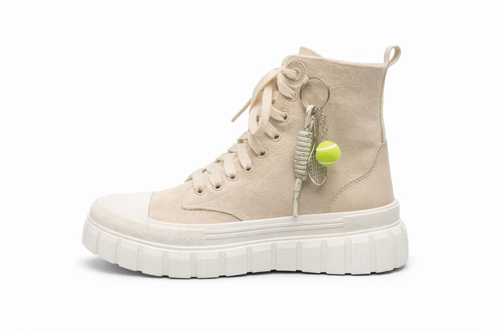 High Top Sneaker Wildlederoptik Charms