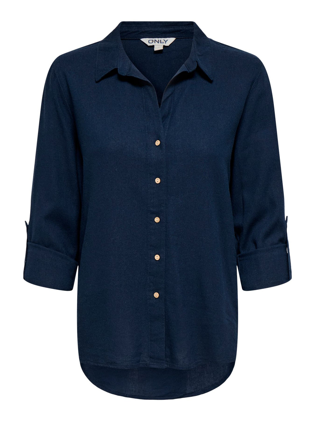 ONLY Bluse 3/4 Ärmel Leinen