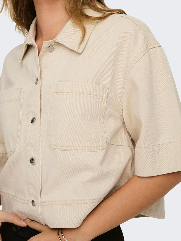 ONLCLEO-MAISA S/S CROP SHIRT PNT