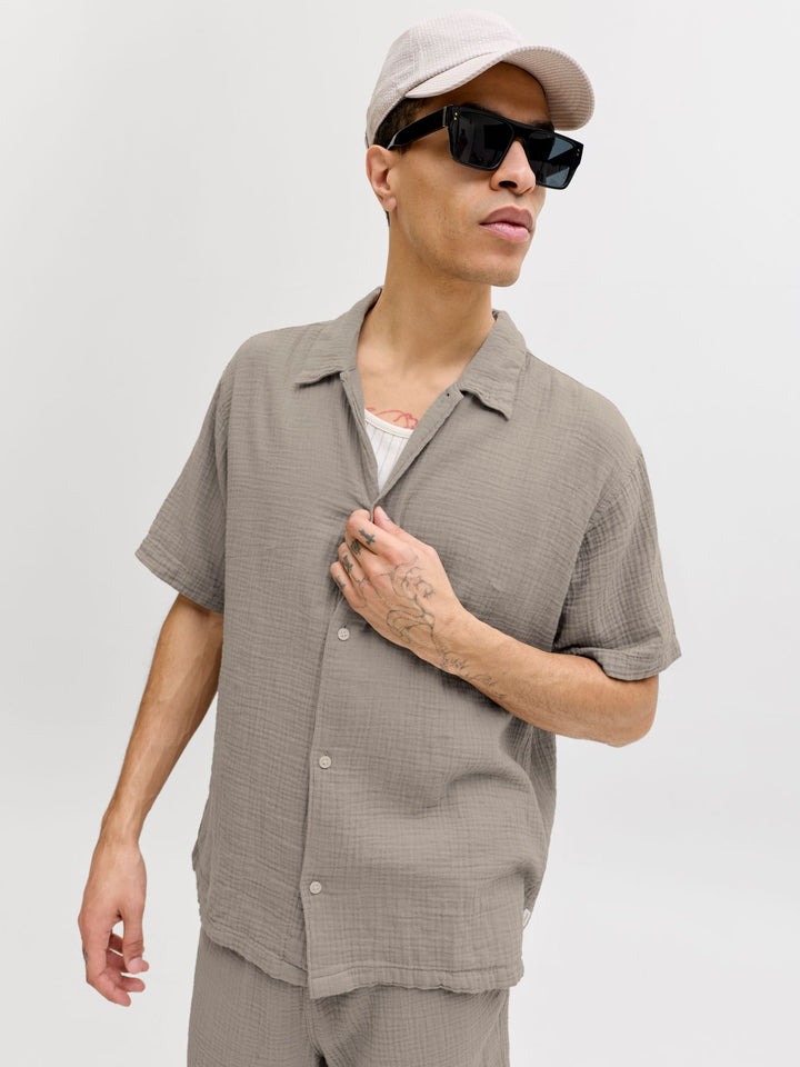 Jack & Jones Kurzarm Hemd Baumwolle