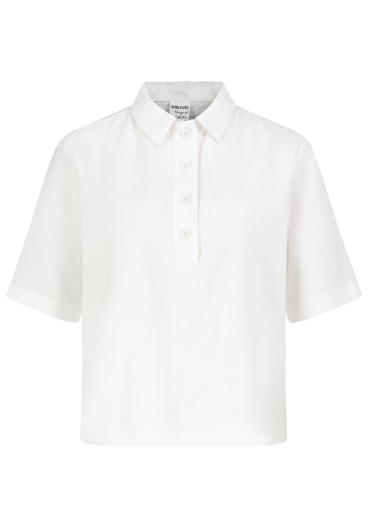 Damen, Bluse kurzarm