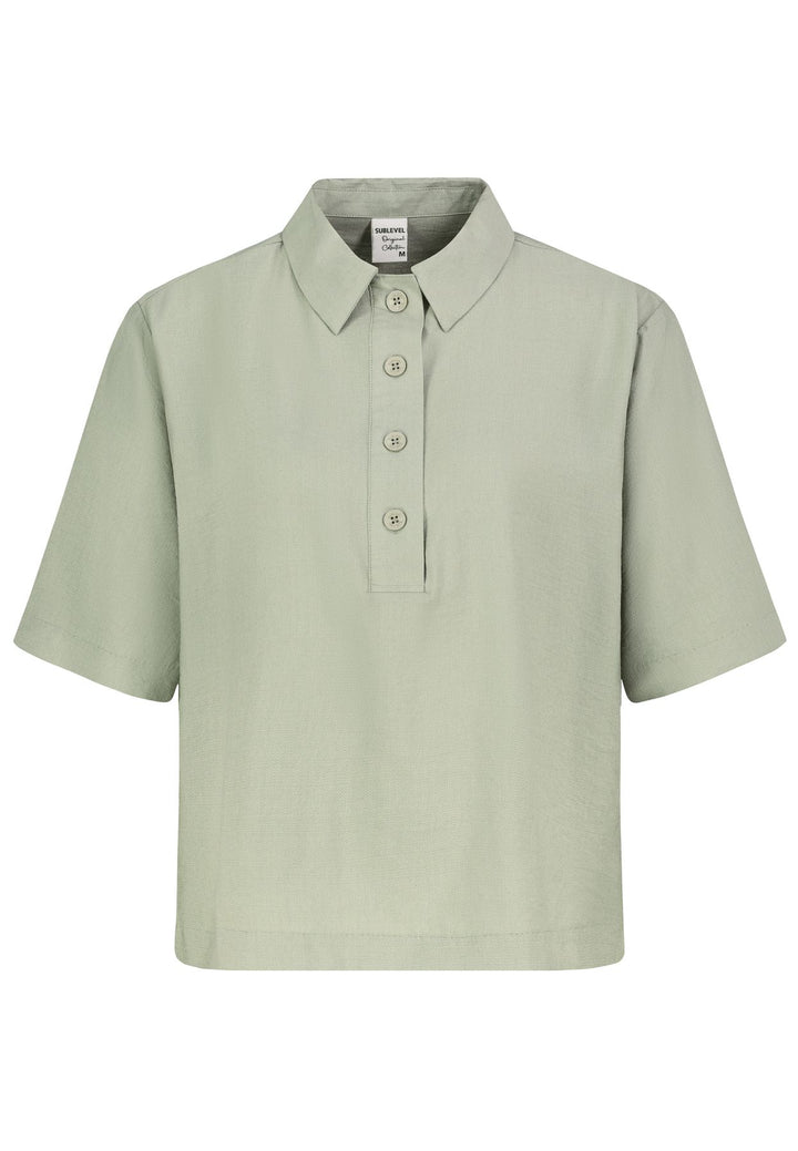 Damen, Bluse kurzarm