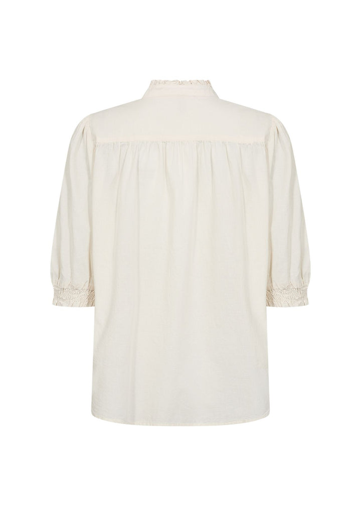 Soyaconcept Bluse Damen Kurzarm Stehkragen