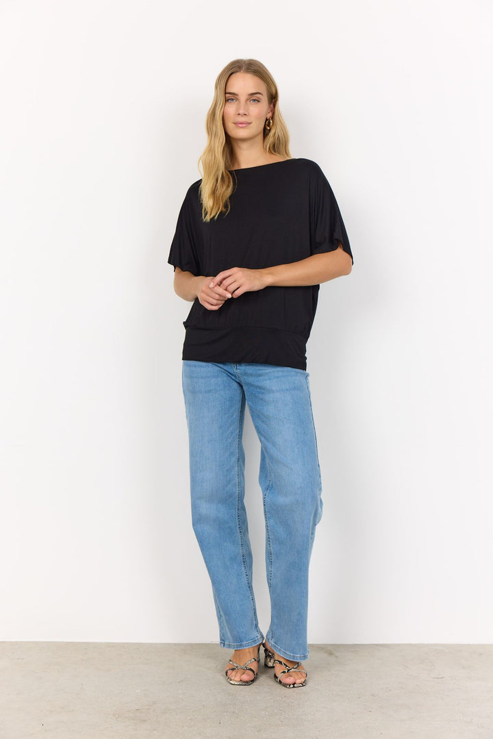 T-Shirt Damen Angeschnittener Arm