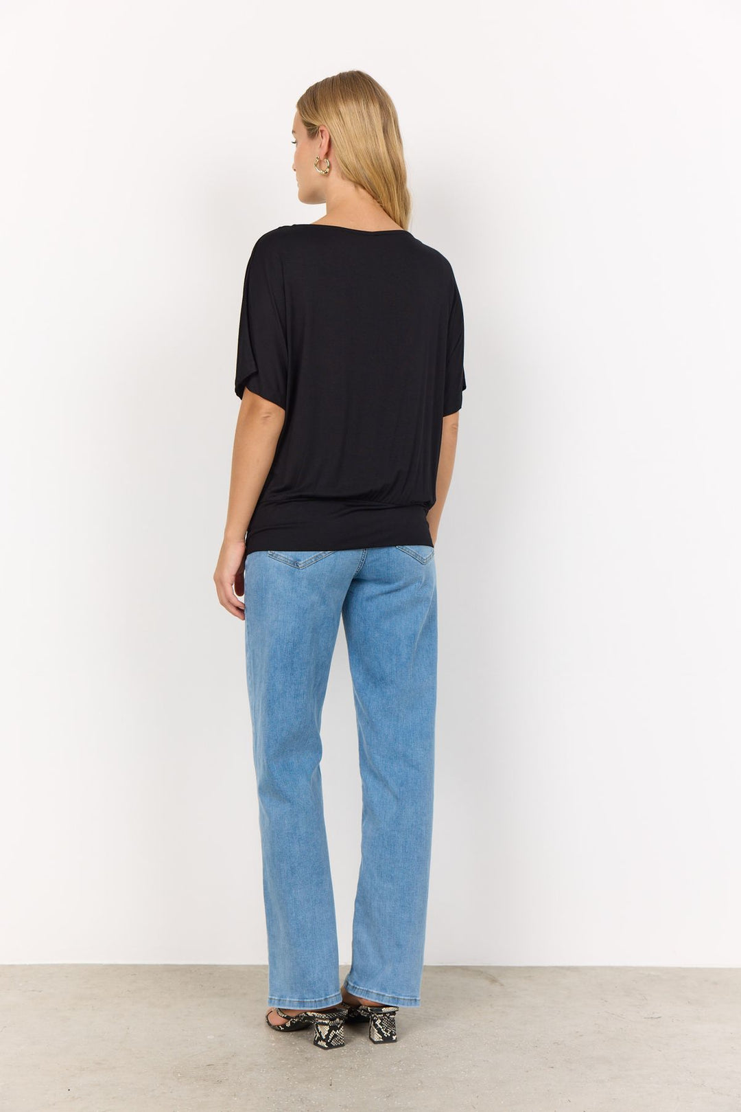 T-Shirt Damen Angeschnittener Arm