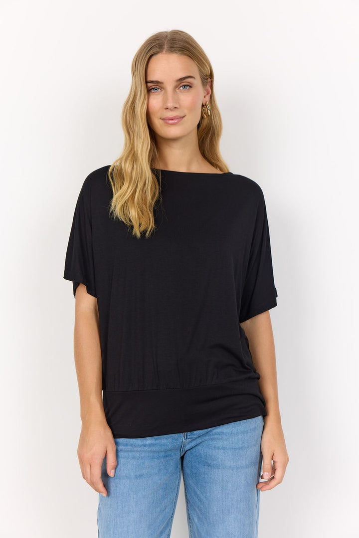 T-Shirt Damen Angeschnittener Arm