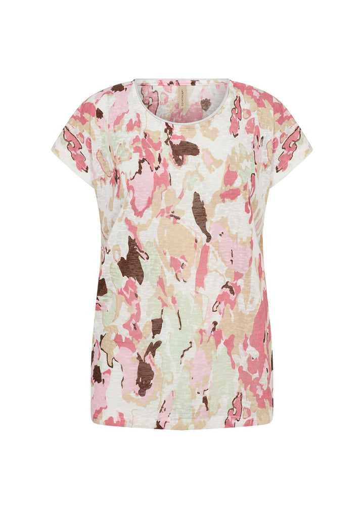 T-Shirt Damen Camoflage Bunt