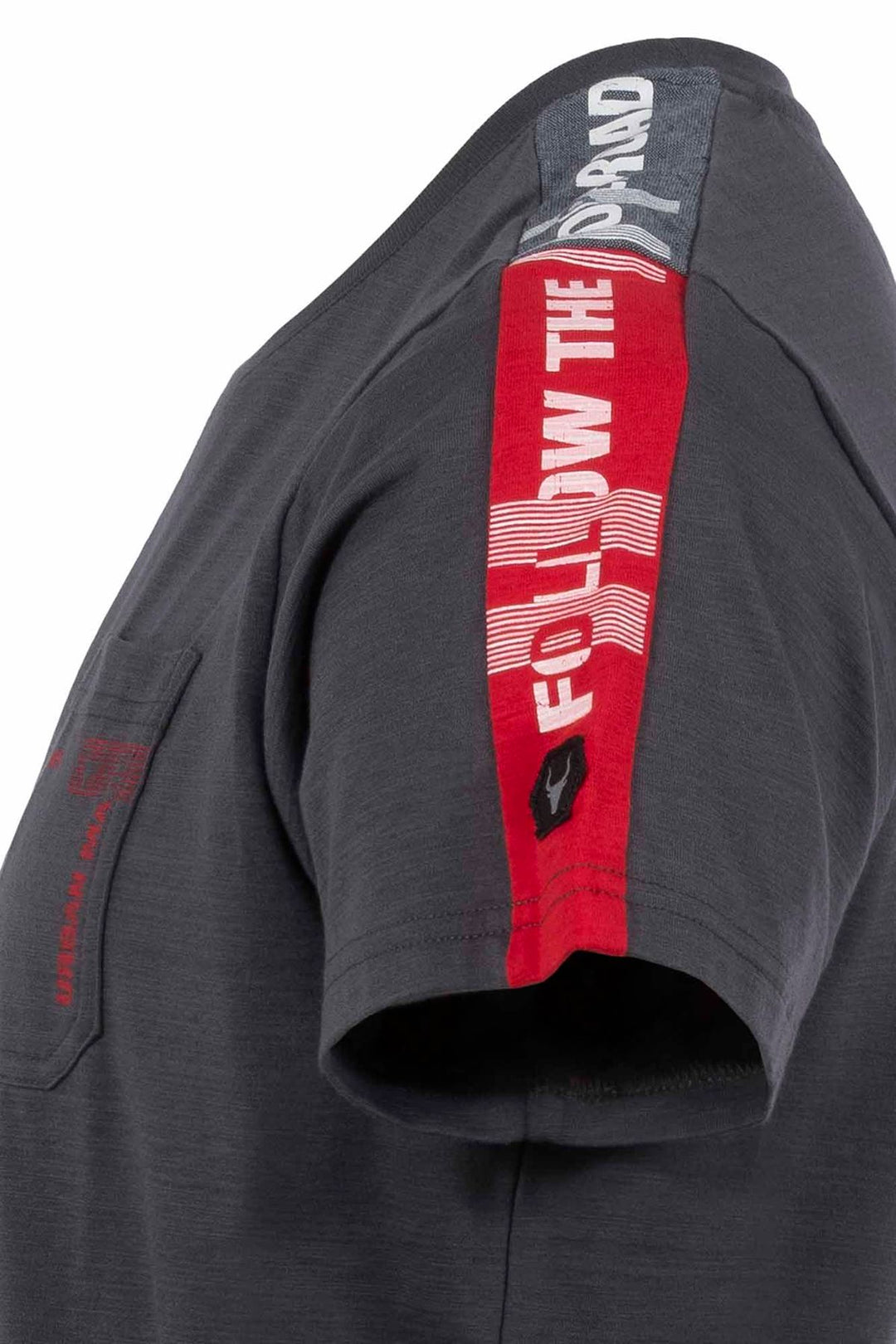 T-Shirt Herren Brusttasche Prints