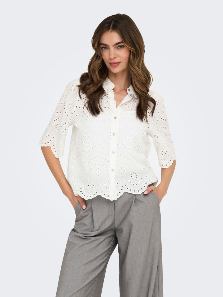 ONLVALAIS S/S SHIRT WVN NOOS