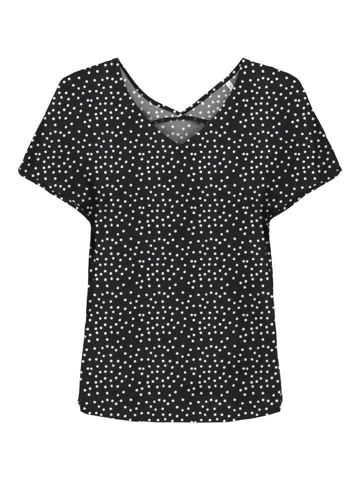 ONLNOVA LIFE VIS S/S EMMY TOP AOP