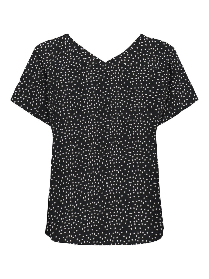 ONLNOVA LIFE VIS S/S EMMY TOP AOP