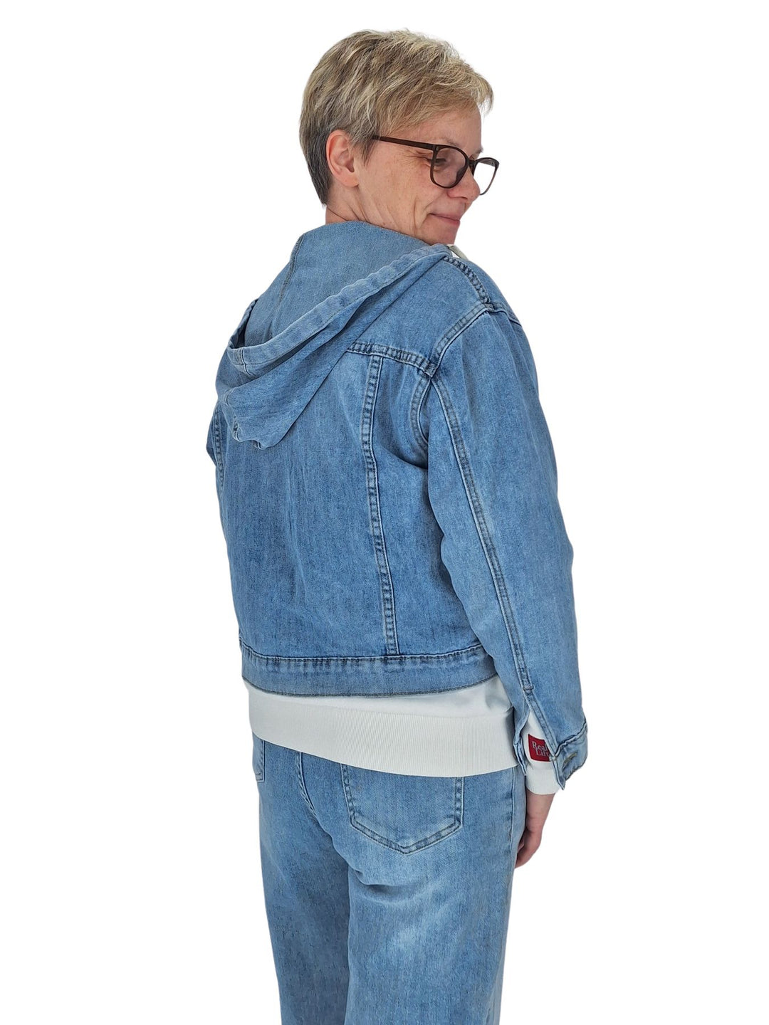Jeansjacke Damen Kapuze