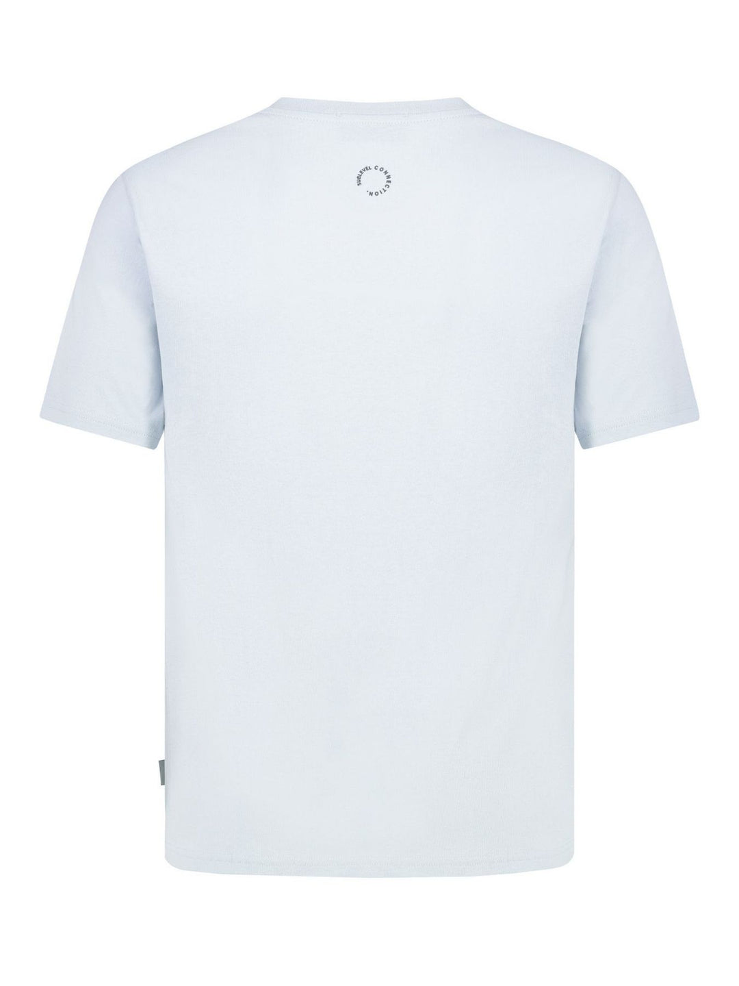 Herren T-Shirt in Skyway Blue mit HD-Print