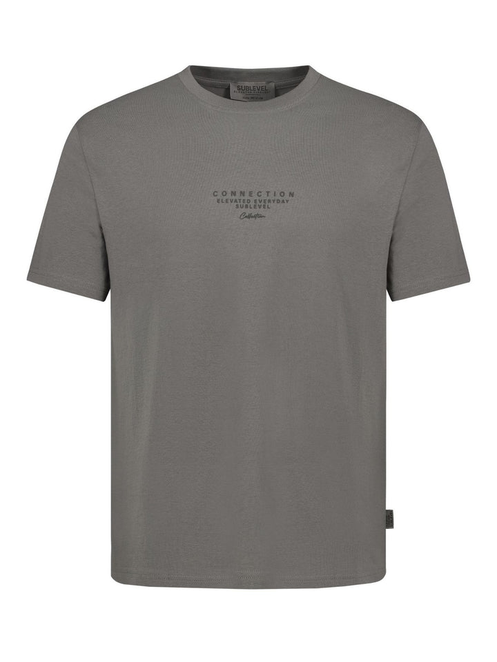 Graues Herren T-Shirt mit HD-Print