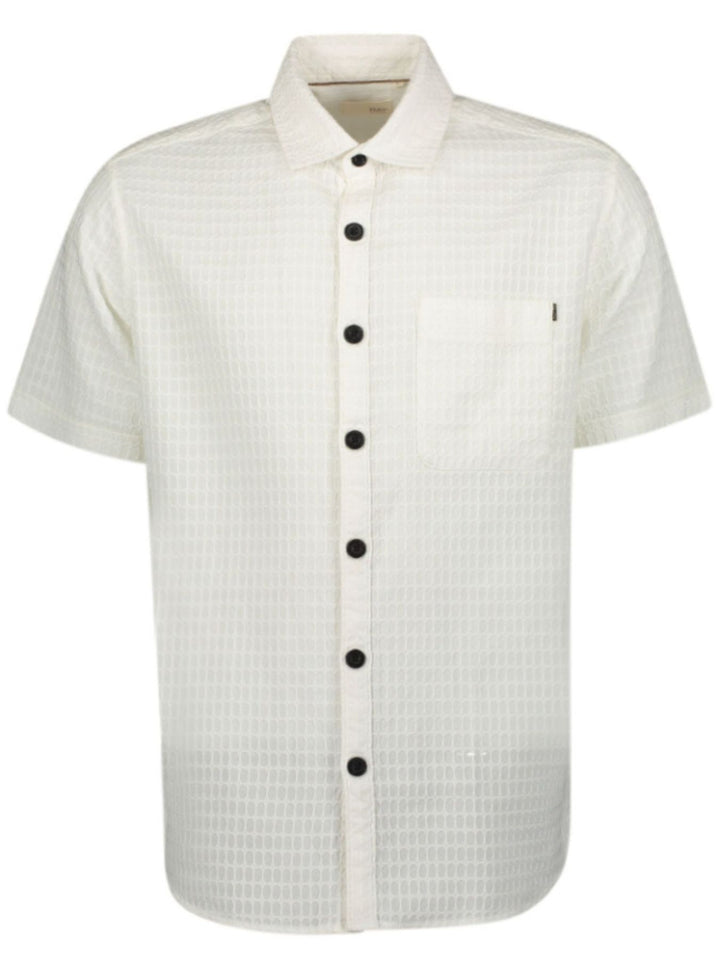 Ray Herren Kurzarm Hemd Dobby-Struktur