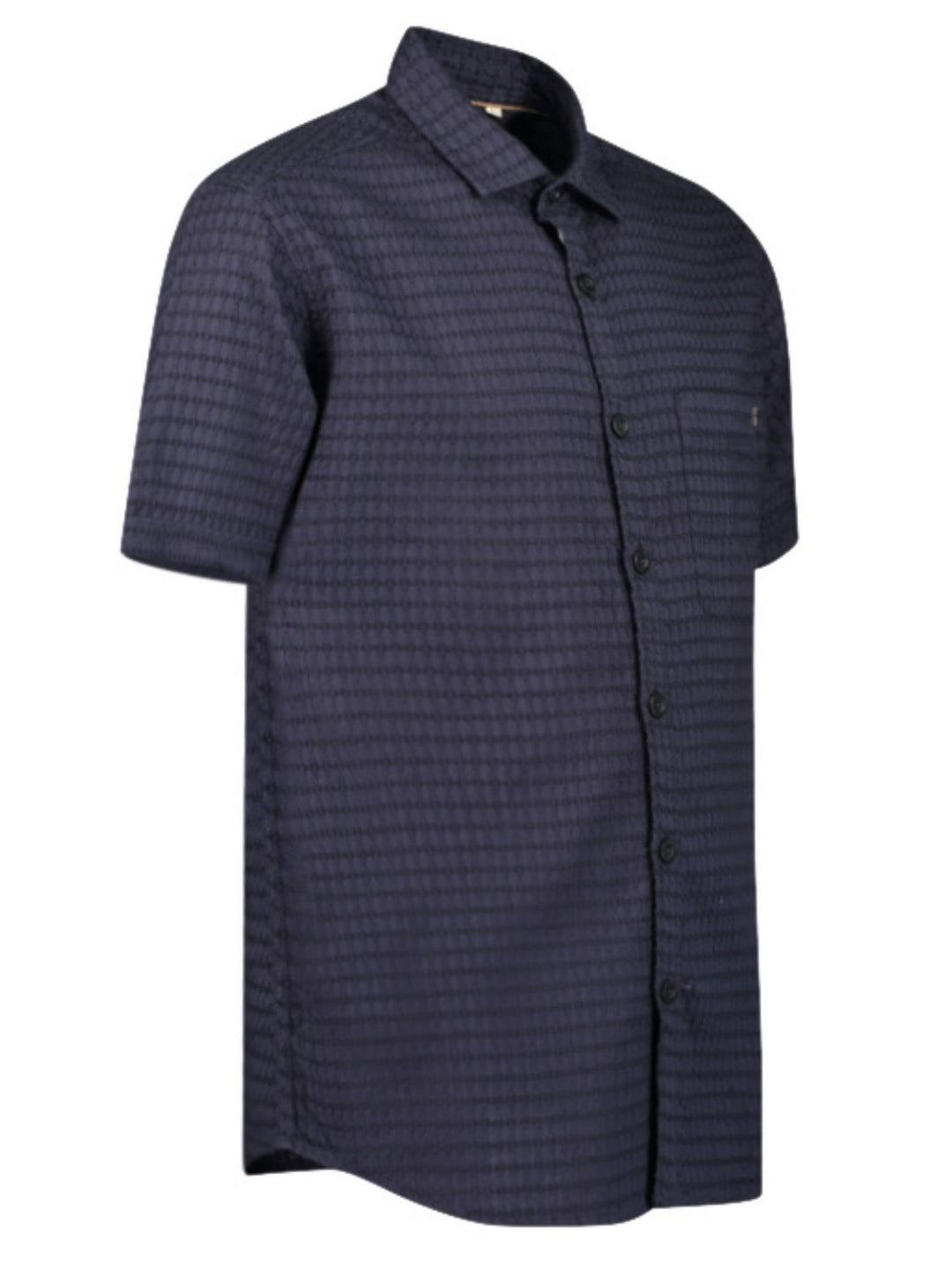 Ray Herren Kurzarm Hemd Dobby-Struktur