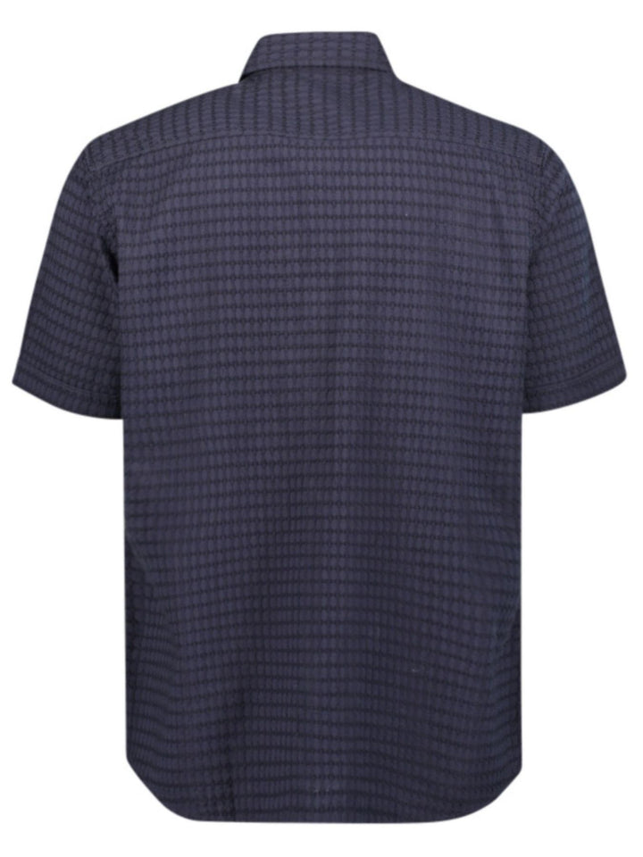 Ray Herren Kurzarm Hemd Dobby-Struktur