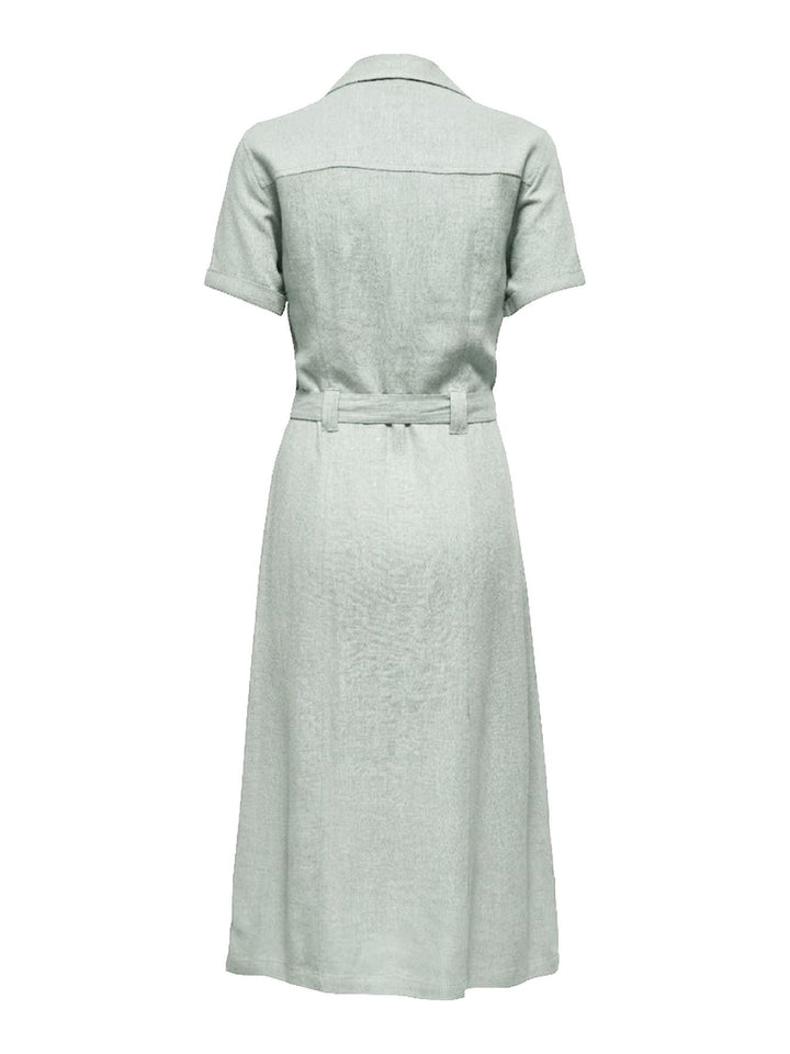 ONLSIESTA SS LIN BL SHIRT DRESS PNT Abyss