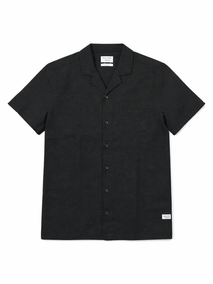 Herren, Hemd kurzarm Seersucker