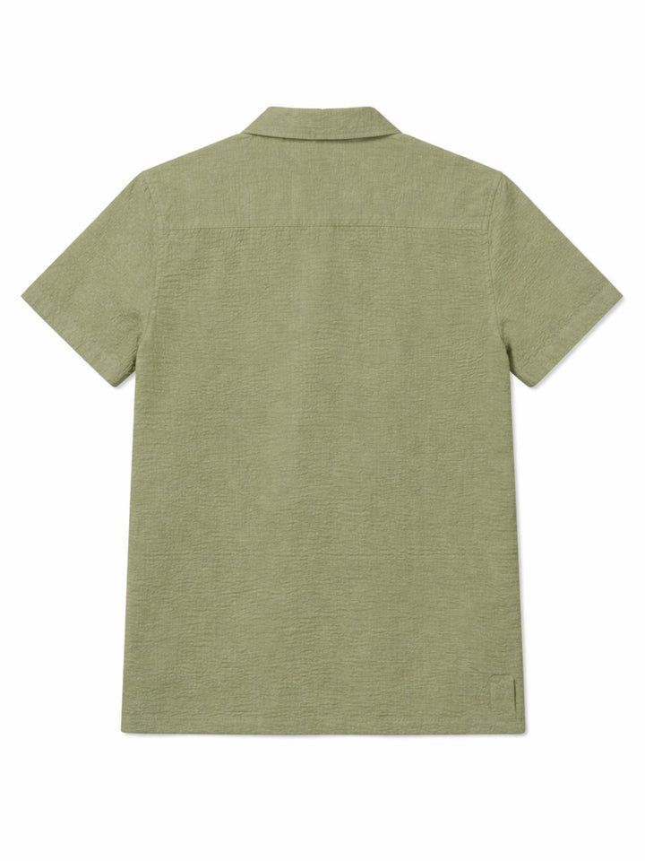 Herren, Hemd kurzarm Seersucker