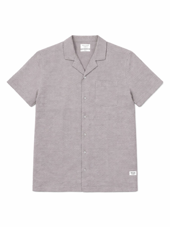 Herren, Hemd kurzarm Seersucker