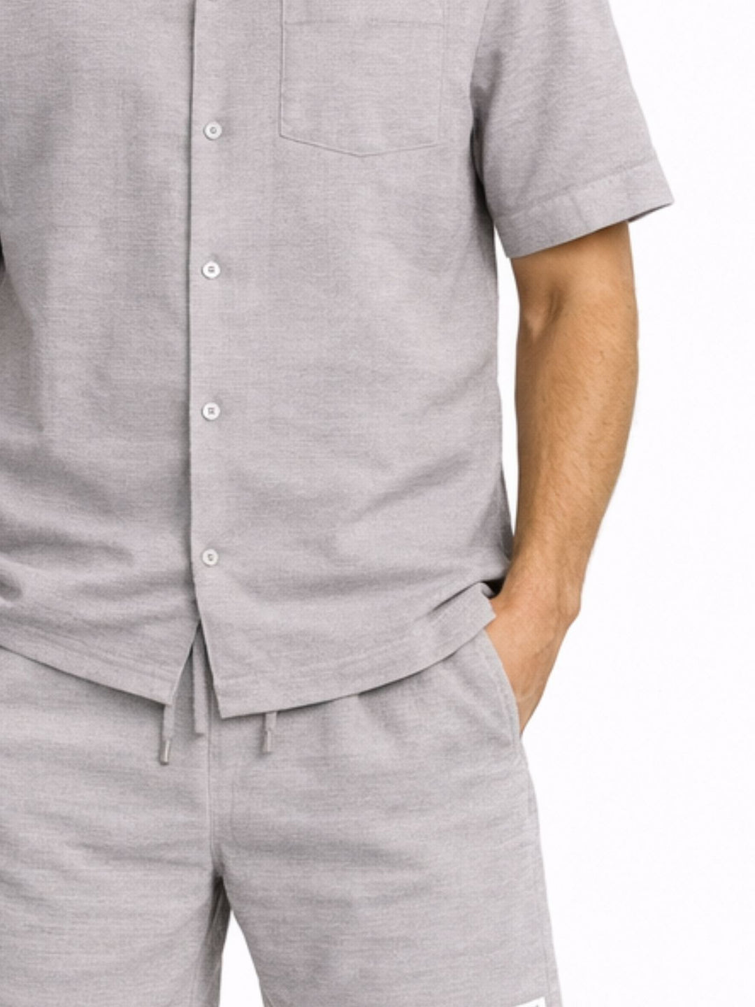 Herren, Hemd kurzarm Seersucker