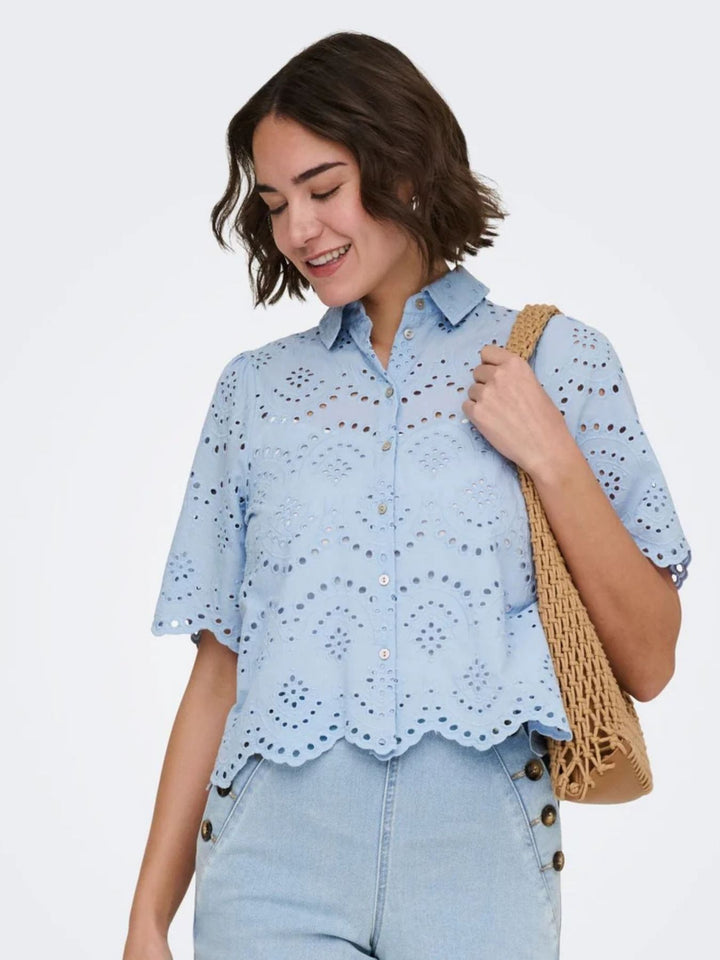 ONLVALAIS S/S SHIRT WVN NOOS
