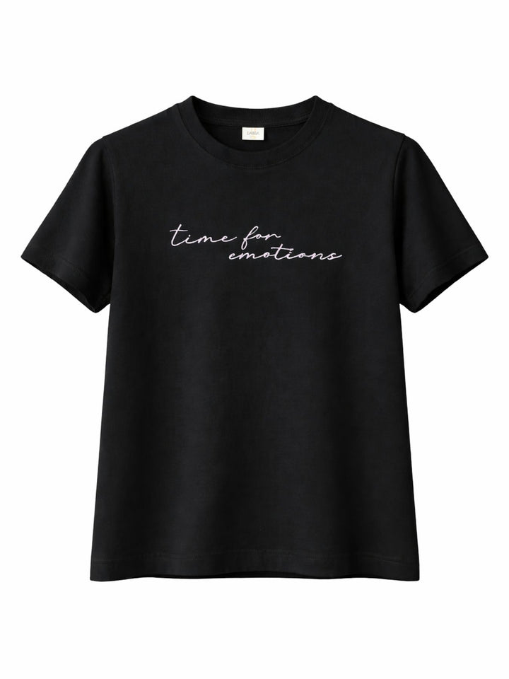 mjunik T-Shirt Damen Stickerei