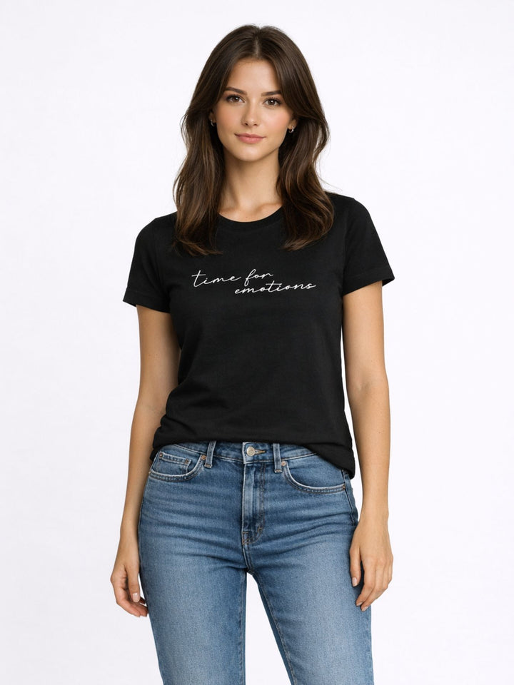 mjunik T-Shirt Damen Stickerei