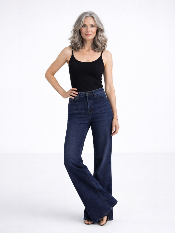 5f Jeans Wide Leg Damen
