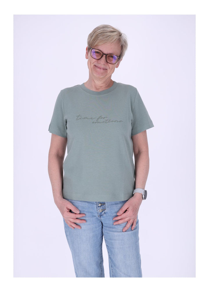 mjunik T-Shirt Damen Stickerei