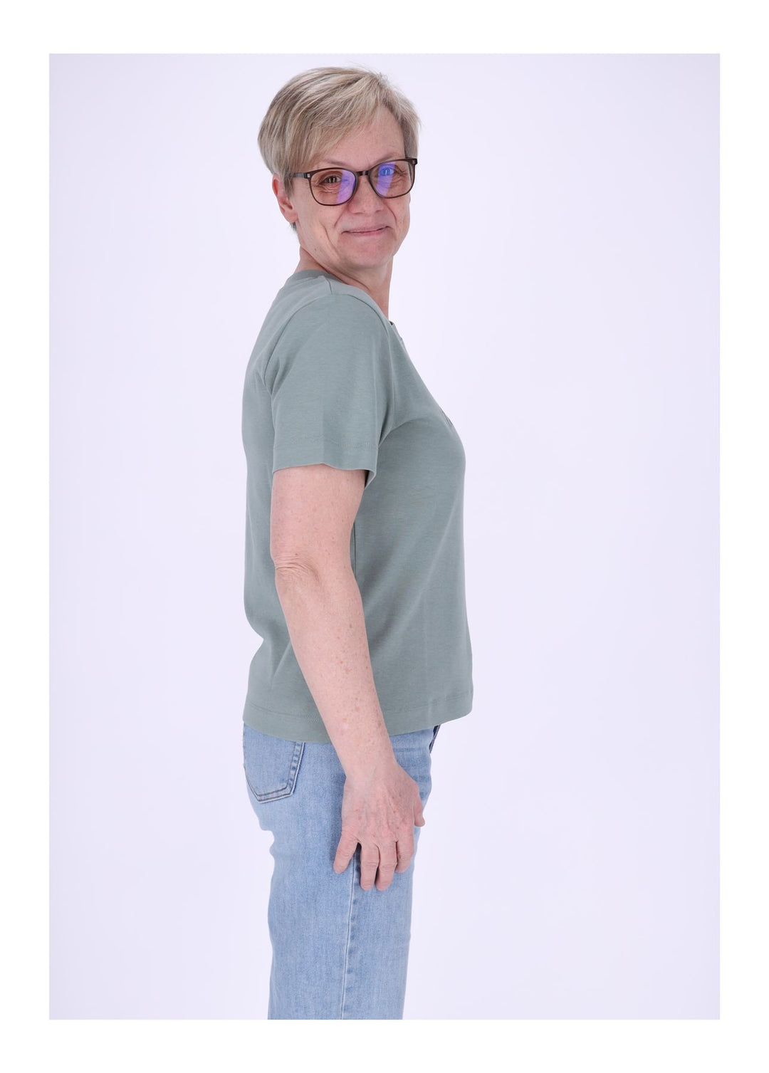 mjunik T-Shirt Damen Stickerei