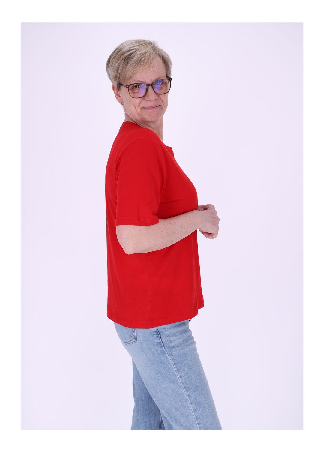 ONLY Happy T-Shirt Damen Bio-Baumwolle