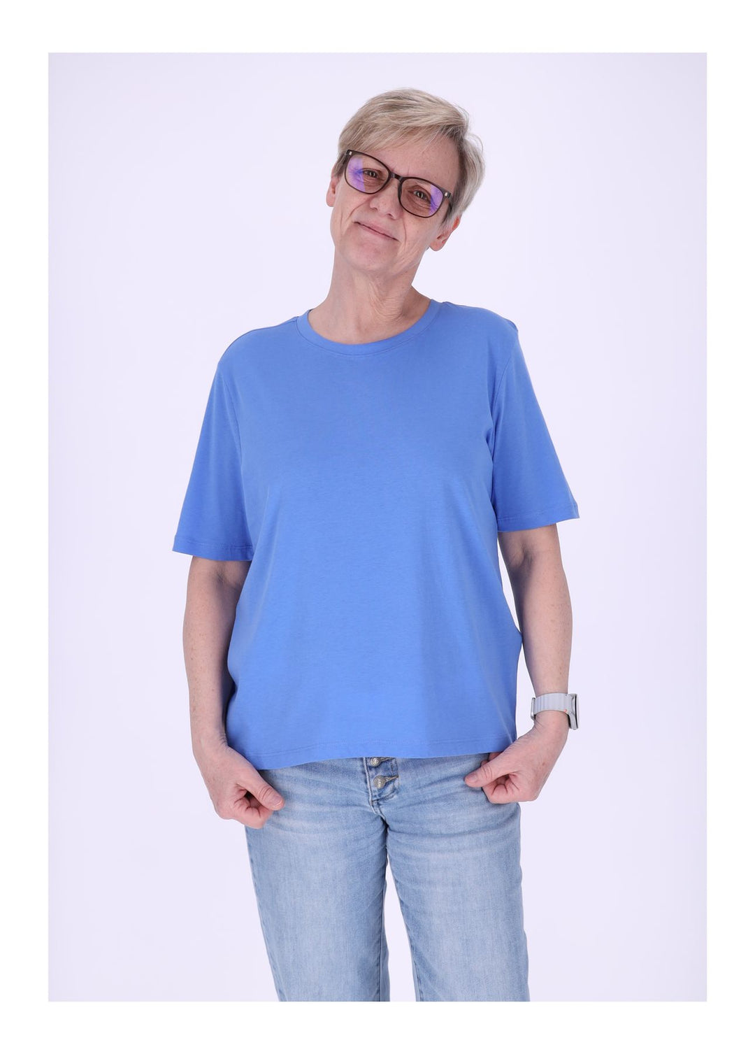 ONLY Happy T-Shirt Damen Bio-Baumwolle