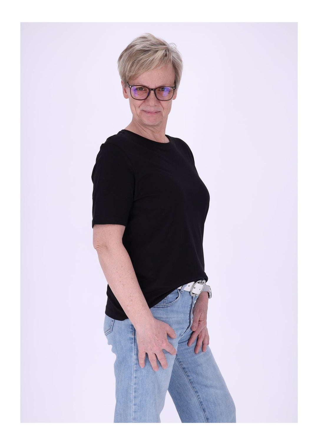 ONLY Happy T-Shirt Damen Bio-Baumwolle