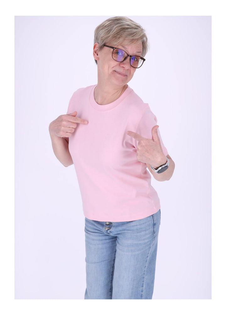 mjunik Damen T-Shirt Herzdruck